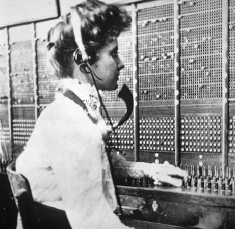 This is not grandma, but it was taken during the time when she too was a switchboard operator. 