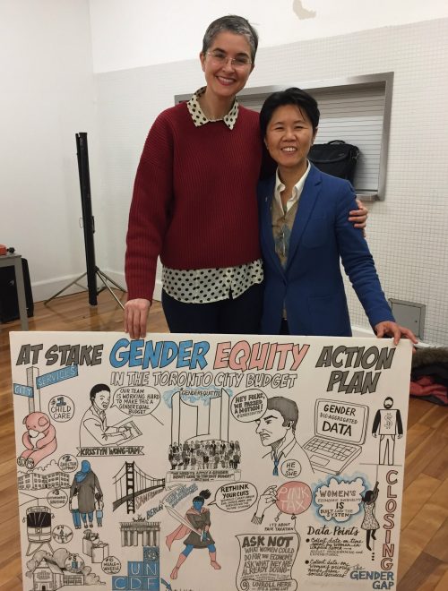 Alison with Kristyn Wong-Tam