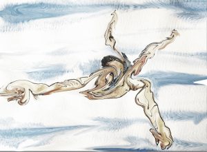 Man Swimming by Alison Garwood-Jones