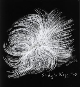 Andy Warhol's Wig, 1970