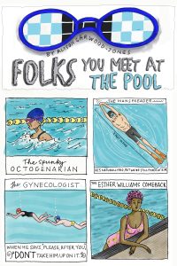Swimmer stereotypes by Alison Garwood-Jones