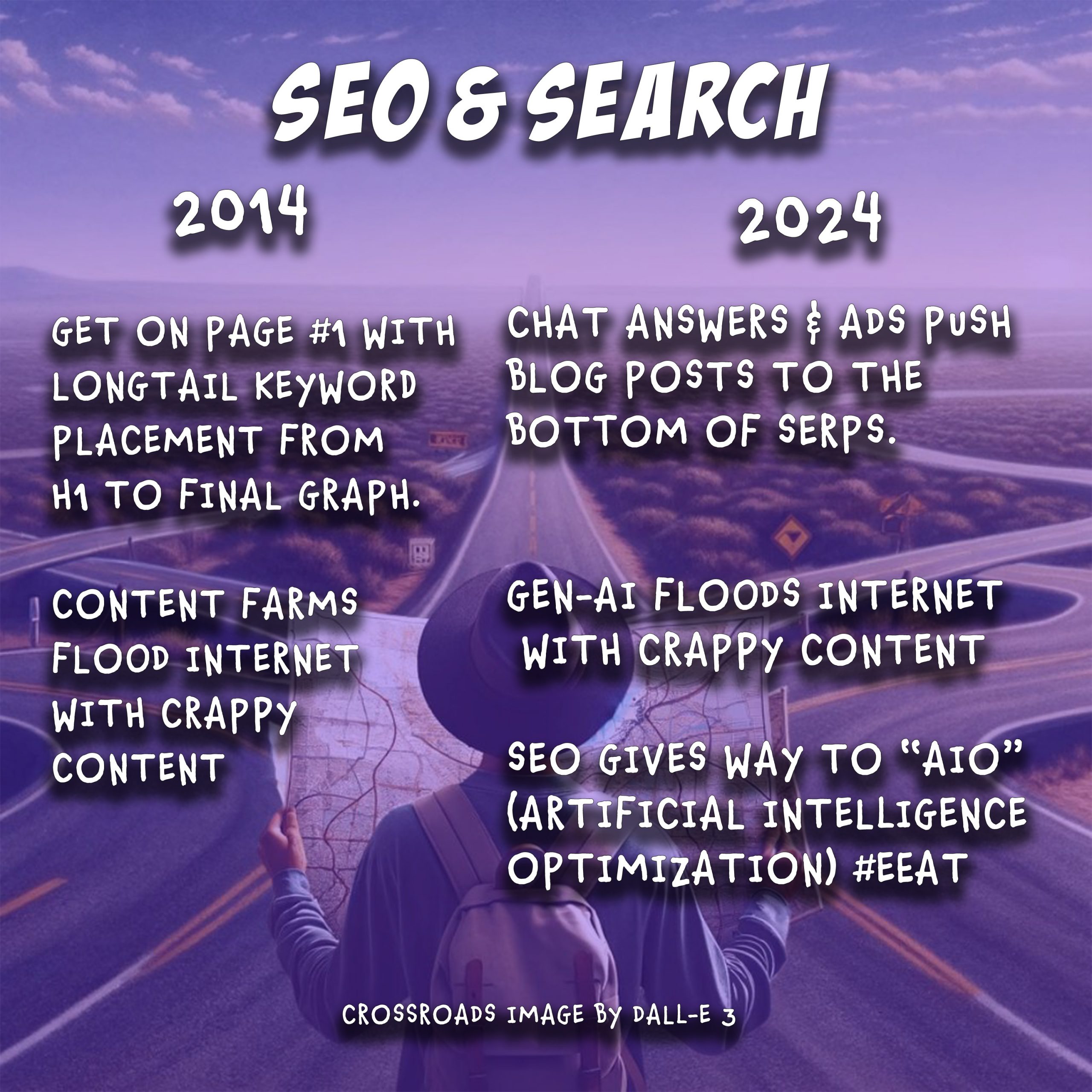 The evolution of SEO and Search: 2014-2024