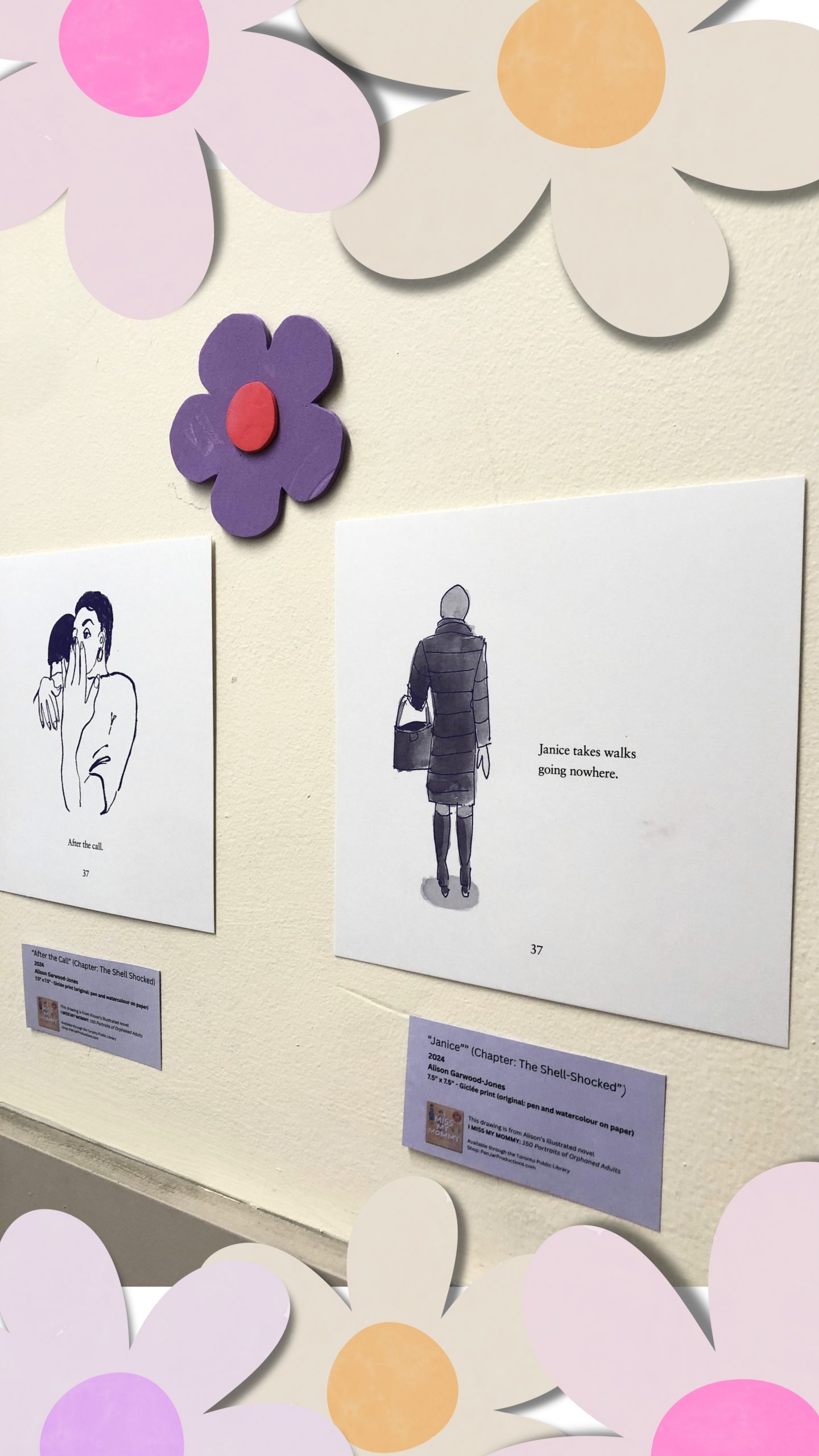 I Miss My Mommy: Portraits of Orphaned Adults Exhibit at Deer Park Branch of Toronto Public Library by Alison Garwood-Jones