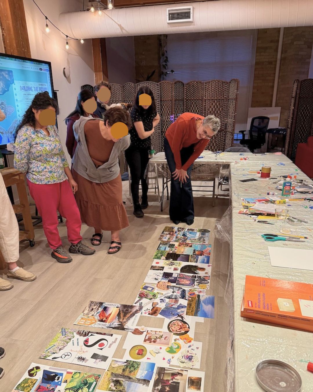 Alison Garwood-Jones teaching art classes at Jamii Esplanade Toronto